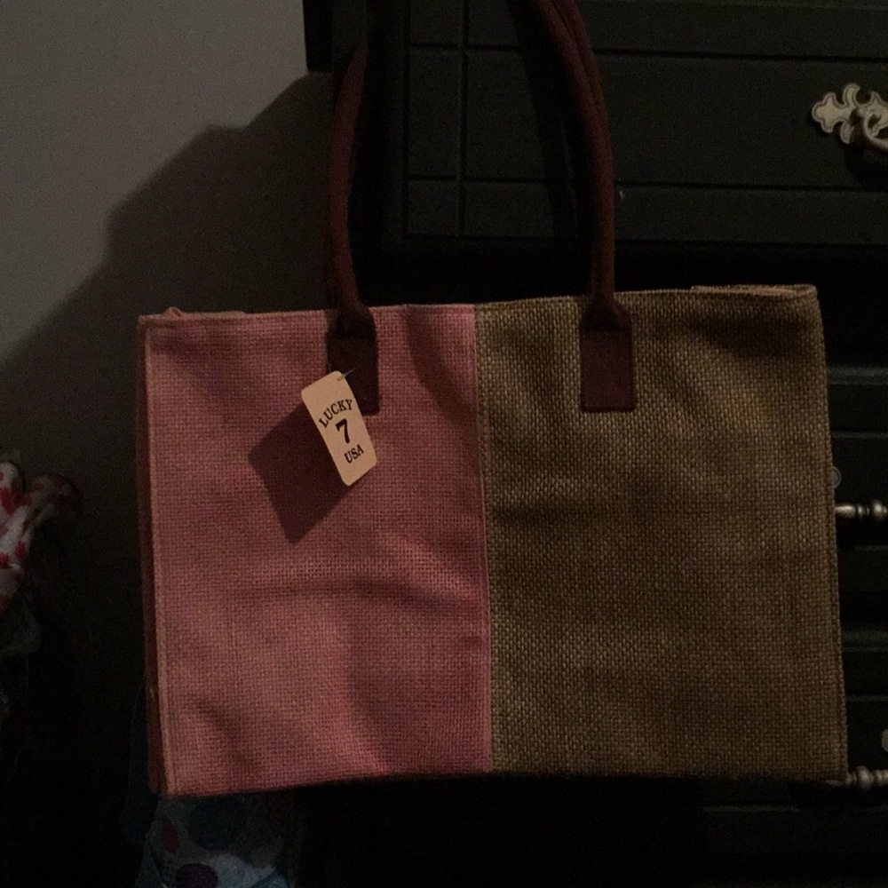Burlap tote